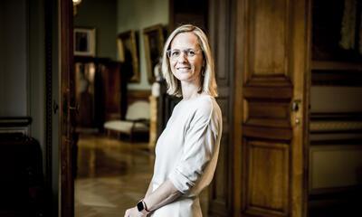 Kamerlid Frieda Gijbels (N-VA) leeszaal